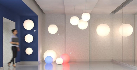 Светодиодный интерьерный светильник BOLA F 3W 450mm RGB